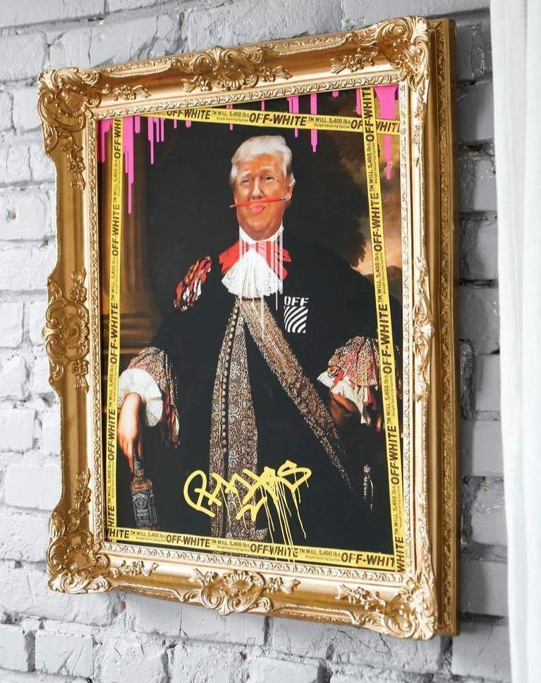 Donald Trump Off-White// Art+Frame - GIMMEHOOP