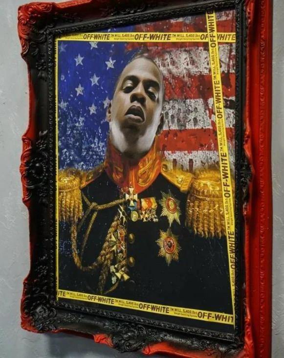 Jay Z // Off White Framed Art - GIMMEHOOP