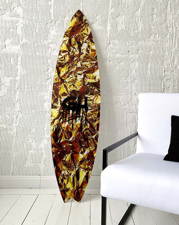 Gold Surfboard