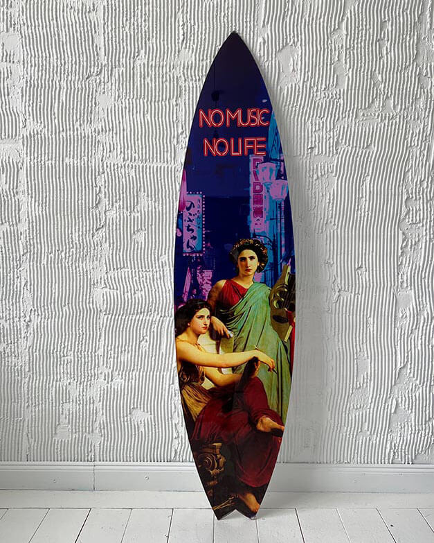 No Music No Life Surfboard