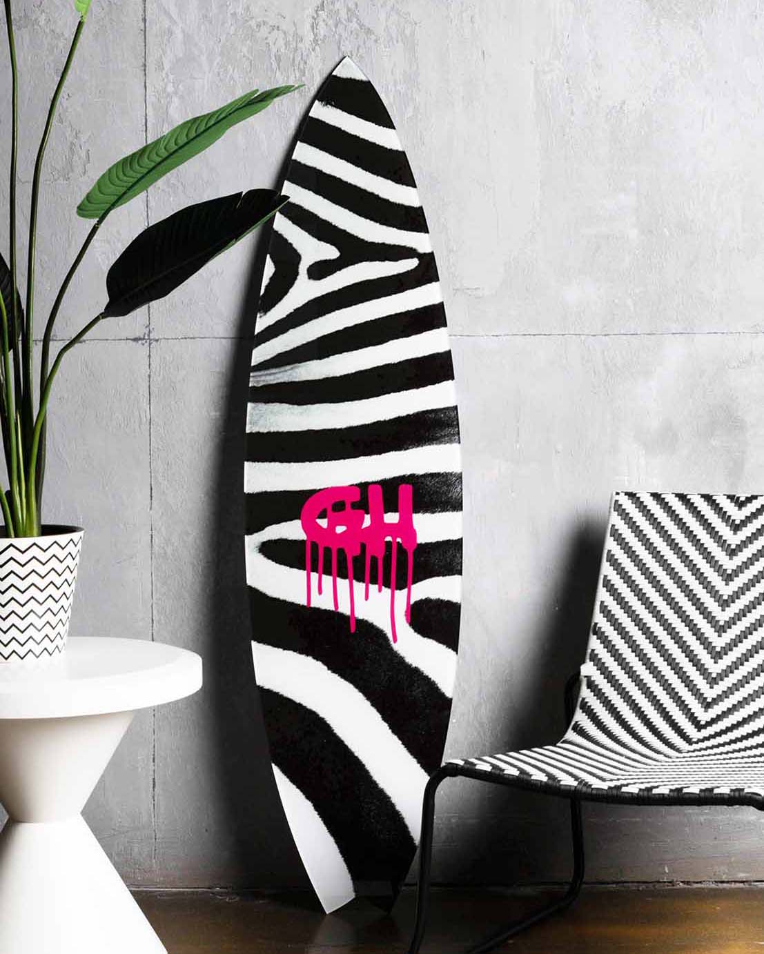 Zebra Surfboard